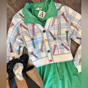 Queen of Sparkles | Golf Cardigan.